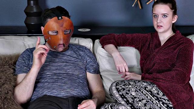 Submissive teen gets pissed on