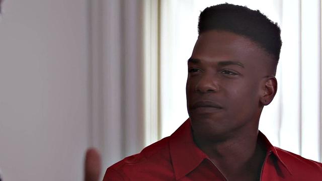 Rimming Black top fucks boyfriend's asshole on college desk