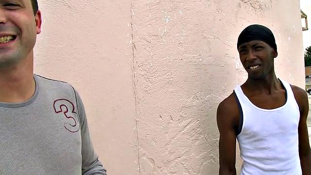 Real Black thug agrees to go gay outdoors in public