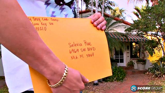 Selexia's lingerie voyeur fling