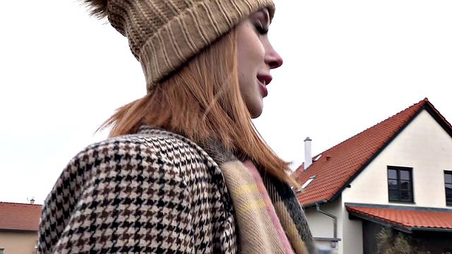 British redhead Brit fucks for posh villa's pleasure in hot POV action