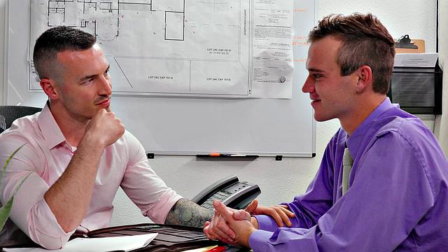 Fresh Out Of College Twink Railed By Hunk Boss - NextDoorStudios