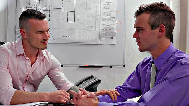 Fresh Out Of College Twink Railed By Hunk Boss - NextDoorStudios