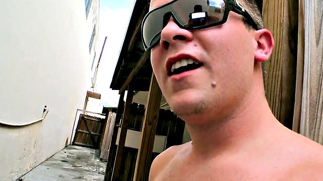 Amateur Nubian bottom drilled hard by white dude's BBC in public