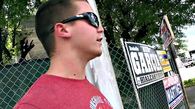 Amateur Nubian bottom drilled hard by white dude's BBC in public