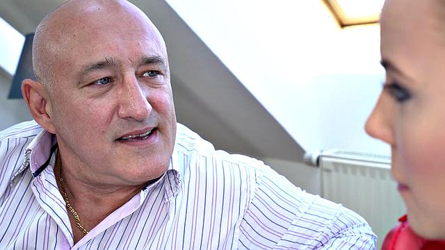 Old grandpa loves fucking 21yo in wet pussy hole