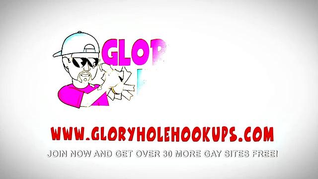 Business Man Gets his Nut Drained At the Gloryhole