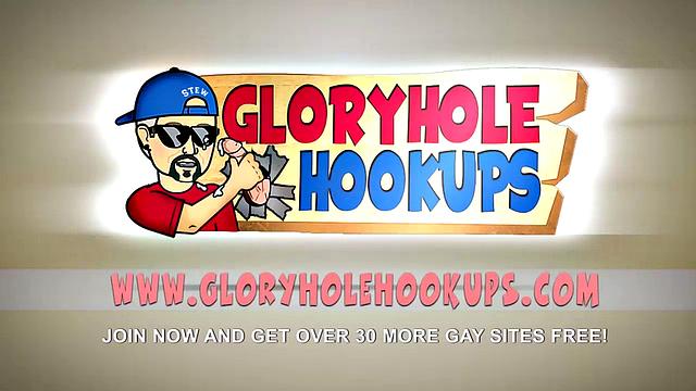 Business Man Gets his Nut Drained At the Gloryhole