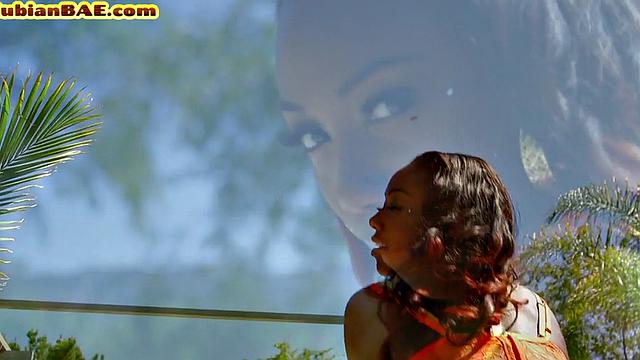 Cute Ebony eaten by her lover