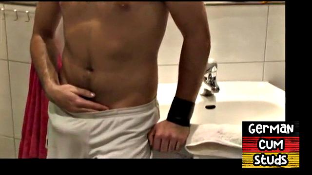 amateur German DILF sucks studs cock in bedroom