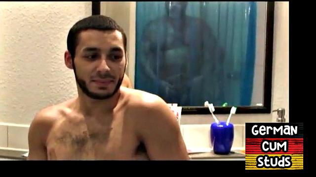 amateur German DILF sucks studs cock in bedroom