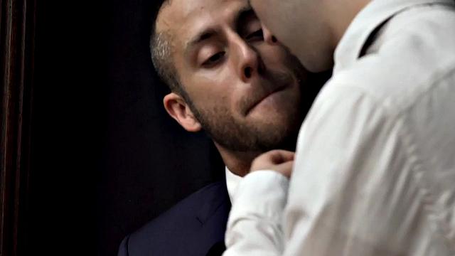 Dickblowing stepson barebacked by otter behind