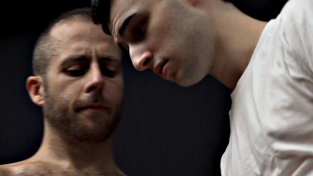 Dickblowing stepson barebacked by otter behind