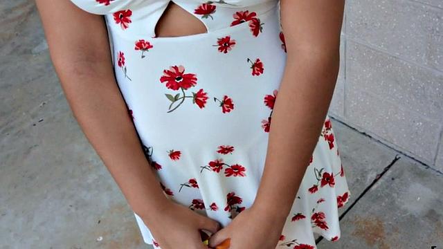 Watch this busty brunette get pounded in POV casting sex with big booty babe