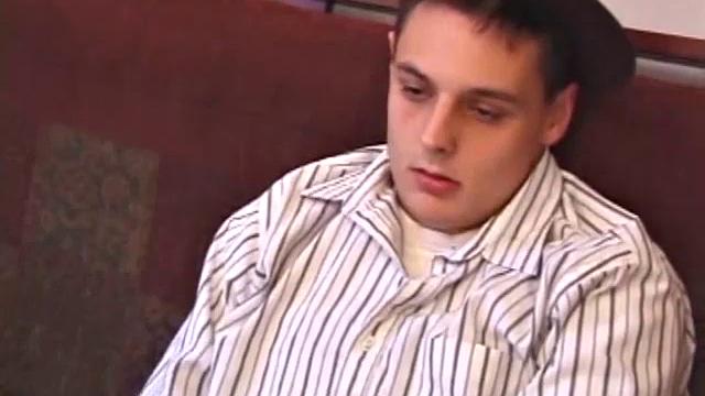 Young stud Gunner needs to release three days of cum, so he pops in a video and begins stroking. He plays with his lubed cock and soon blasts a warm load onto his belly. Then Gunner licks up his mess.