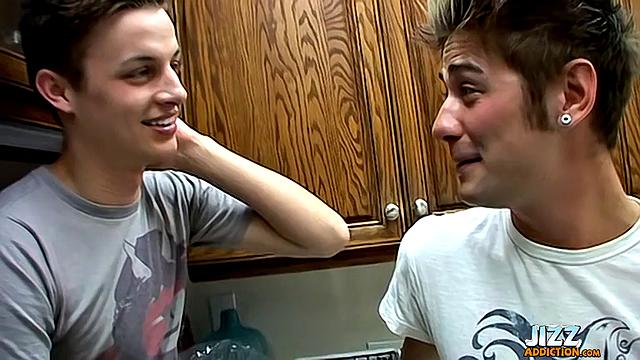 Kitchen Threesome with Kelly, Shane and Ayden