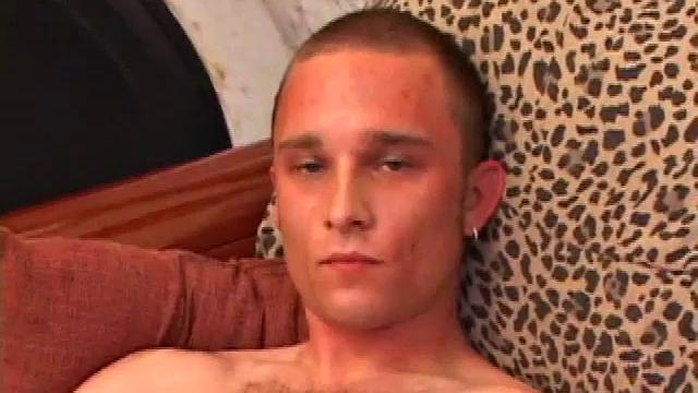 Amateur Casey Olson methodically strips down, as he works on his growing cock. Once naked and boned up, he strokes with determination. After bringing himself close to the edge, he explodes all over his chest.