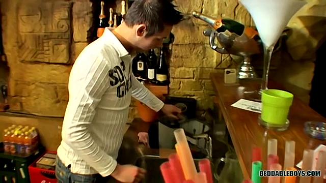 Barman Mixes a Delicious Cum Cocktail! - Cristian