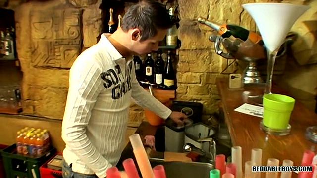Barman Mixes a Delicious Cum Cocktail! - Cristian