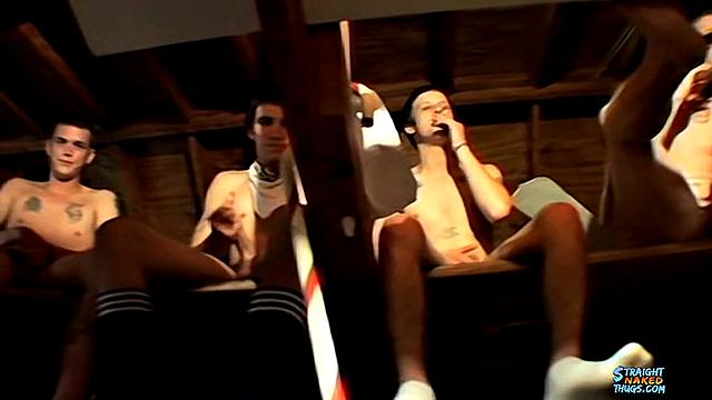 Six Man Jack Off Party! - Billy da Kidd, Cain, Cherokee, Duke, ET, Hollywood