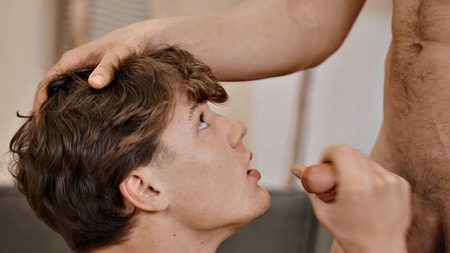 Amateur jock barebacks stud asshole at home