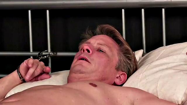 Kinky cfnm dominas sucking submissive in group