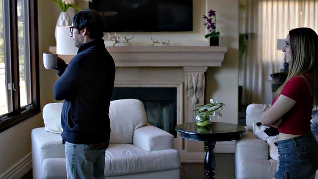 Lusty stepdaughter banged by stepdad