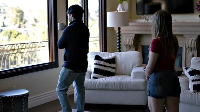 Lusty stepdaughter banged by stepdad