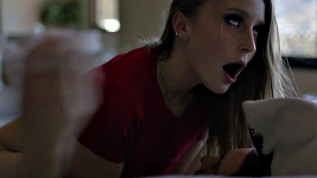 Lusty stepdaughter banged by stepdad