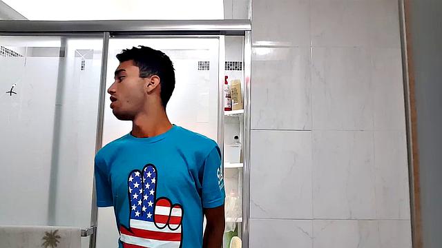 Hung Twink Lucas Strokes His Cock