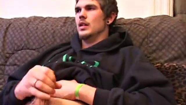 hot gay skater strokes his cock and shows off for the camera