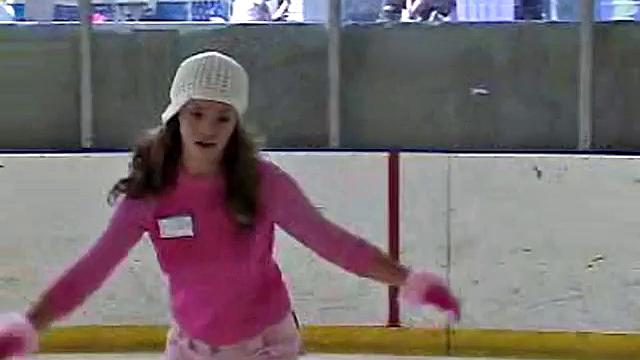 Little April's Solo Performance At The Skating Ring