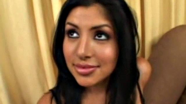 Busty mixed-race whore getting her hot pussy fucked