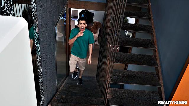 Lazy Stepson Gets It Done