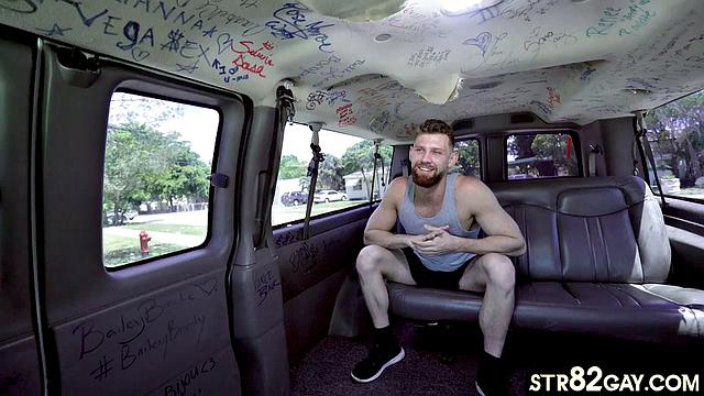 Naive busty straight doggyfucked by jock