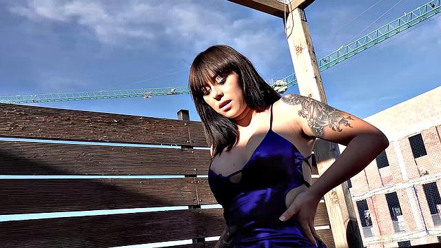 Rooftop Mature Masturbation