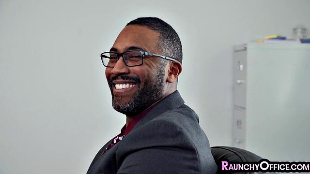 Office anally fingering horny ladyboss