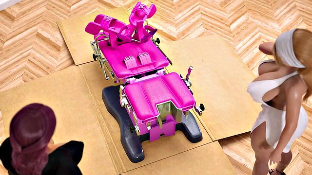 Futa3dX - Big Tittied Futa Babe Shoves Her Monster Cock In Blonde Patient