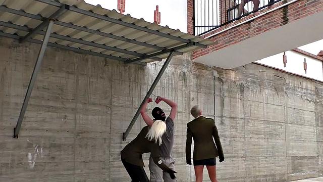 Ball crushing dominas discipline teaching