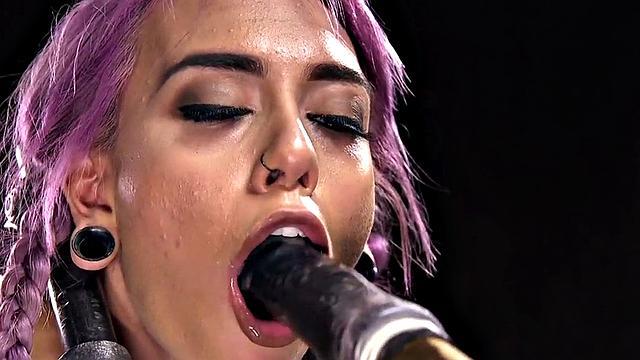 Trapped 21yo dominated hardcore by whipping guy