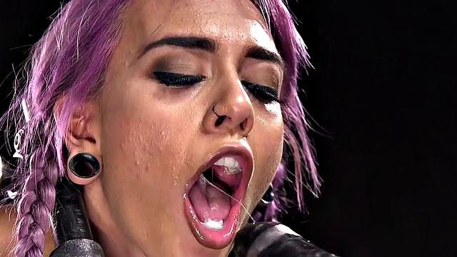 Trapped 21yo dominated hardcore by whipping guy