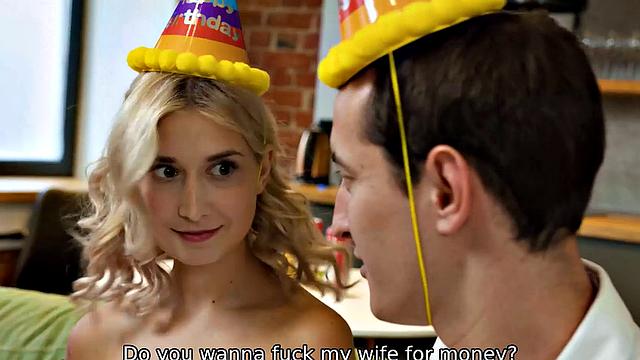 HUNT4K. Girl wants to make money so she hooks up before her BF