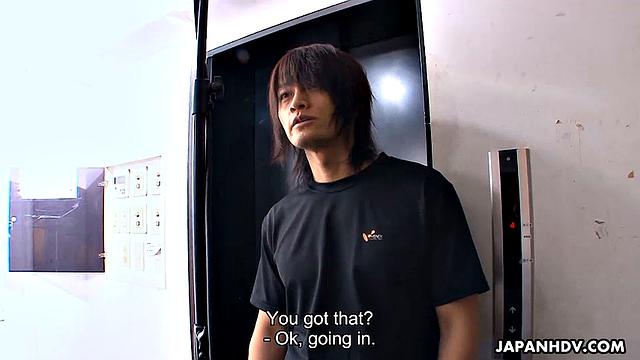 Big cock for a uniformed Japanese darling