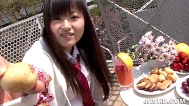 巨乳制服女子校生ナンパ！朝香涼