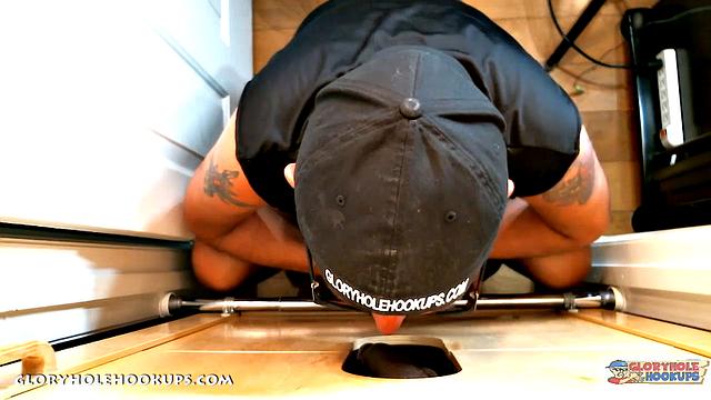 First Timer Sucked At The Gloryhole