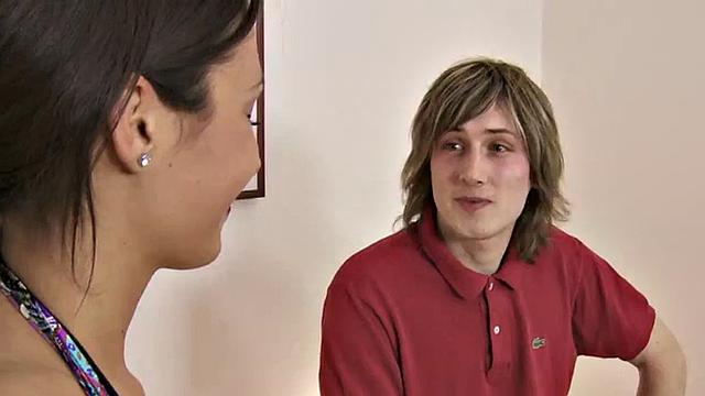 Pegging lingerie babes 3some with strapon