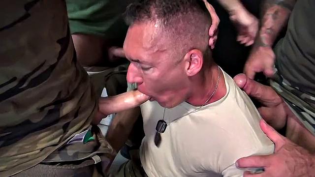 Court Martial Gang Fuck - Part 1 - Silver Steele, Sean Duran Orgy Session