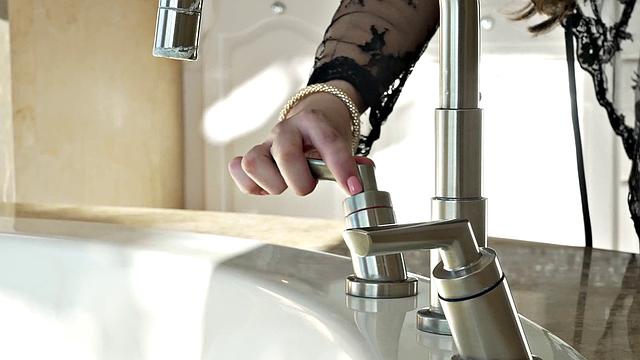 Natalie, the stunning brunette, enjoys steamy outdoor rimming action with a cumshot finish