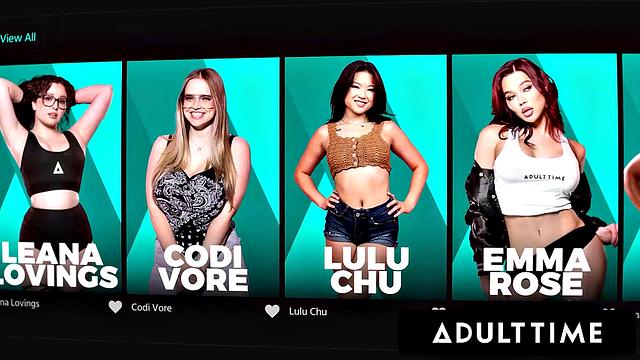 ADULT TIME - Femdom MILF Reya Lovenlight Disciplines 18 yo Emma Rosie!