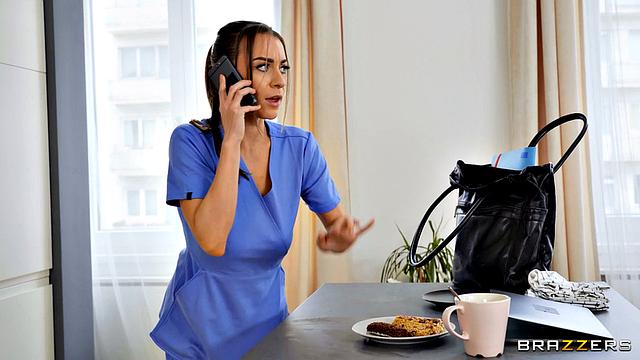 Big Naturals Nurse Gets Creeped